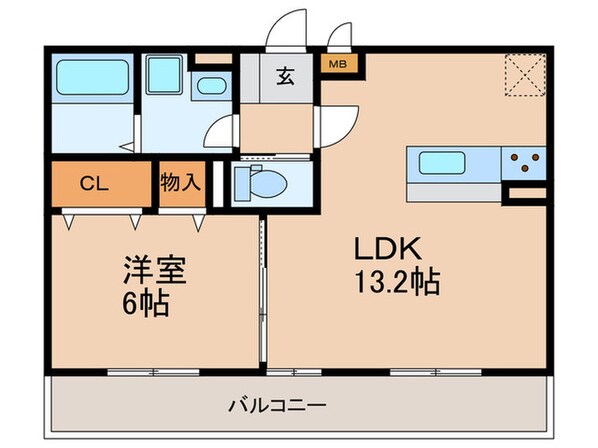 ビスターレの物件間取画像